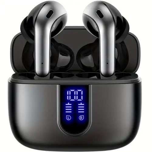 Acquista Cuffie wireless Bluetooth sportive con microfono Ganci per  l'orecchio impermeabili IPX5 Auricolari Bluetooth Auricolari stereo HiFi  per telefono