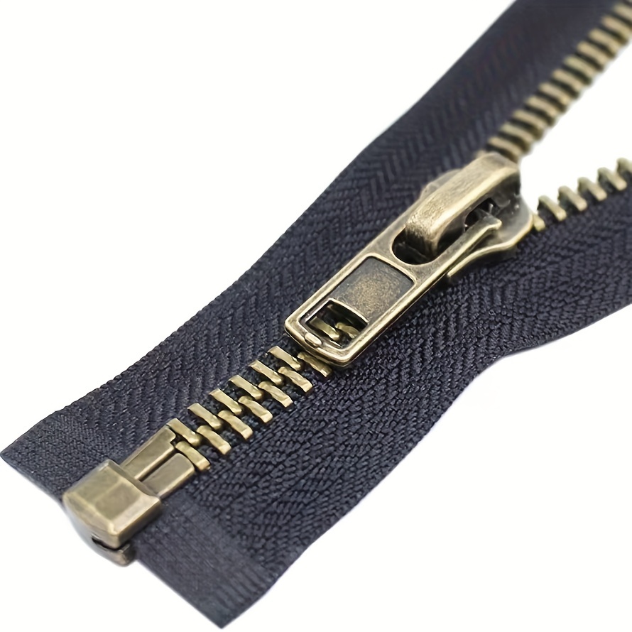 YKK - Zipper Repair Kit Solution, 5 Brass Metal Zipper Chain 15 Yards Color  Black Choice of 12 Pulls of YKK #5 Brass Slider Made in USA (Handbag Long  Pull Non Lock Slider) 