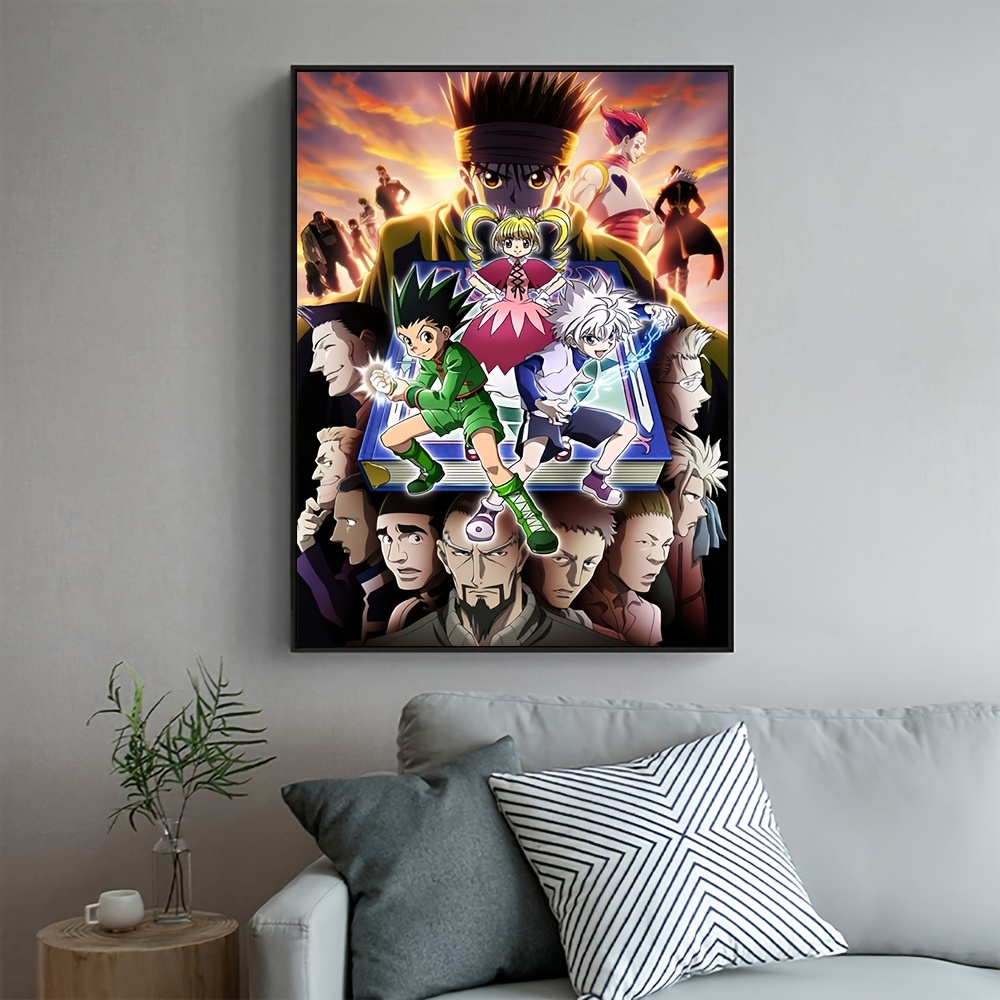 Japanese Anime Canvas Wall Art Painting Gojo Satoru Picture - Temu