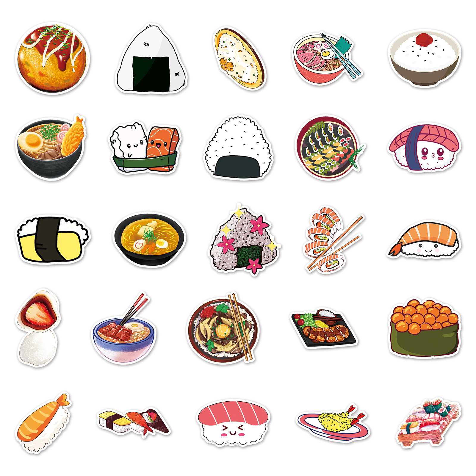 GIANT Bento Box Sticker Kawaii Vinyl Sticker Japanese Food Kawaii Food  Sticker Cute Art Japan Inspired Anime Sticker Anime Food 