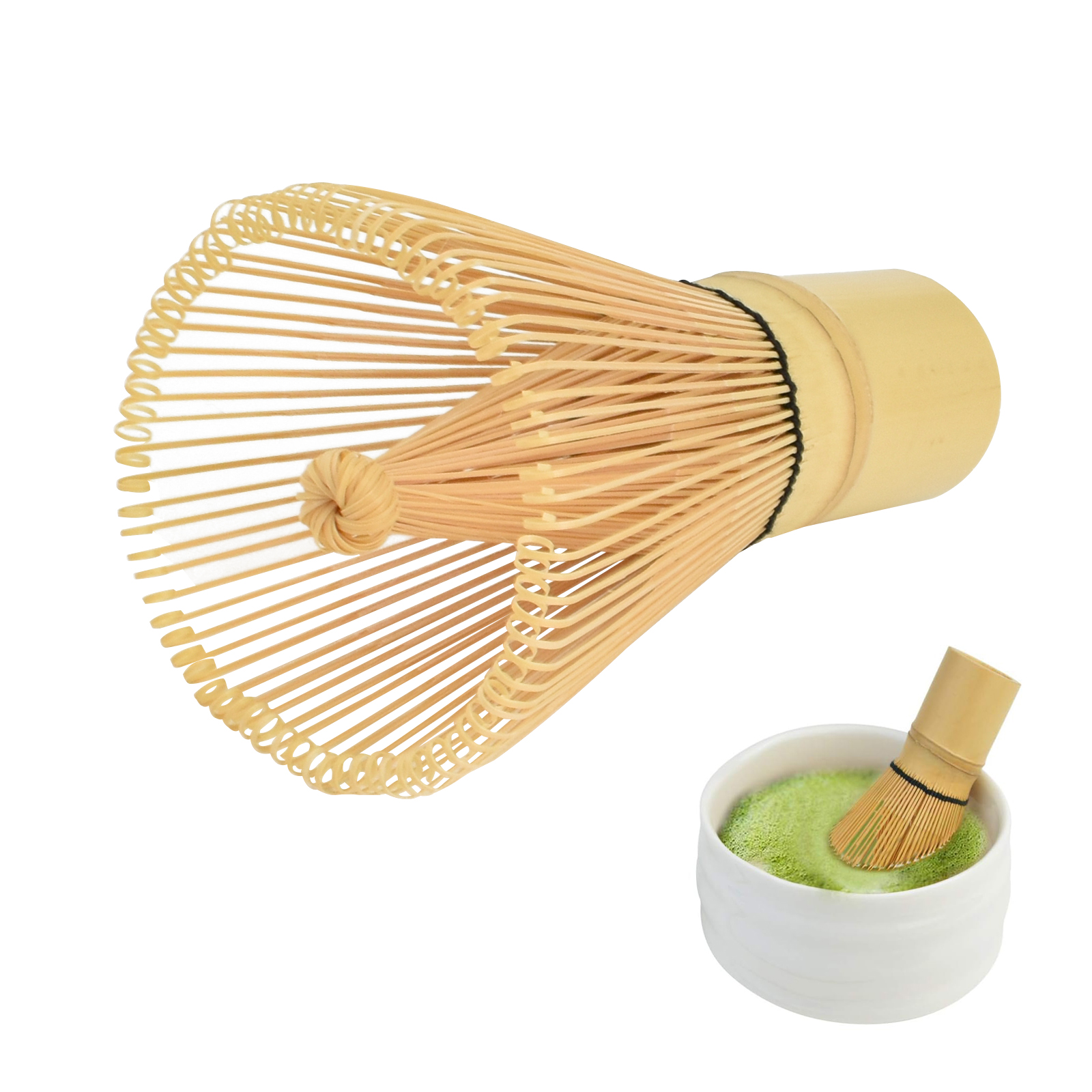 1pc Matcha Powder Whisk, Teaware Bamboo Brush, Green Tea Stirrer