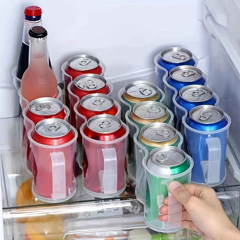 Buy Wisdom Star 2 Pack Soda Can Organizer Rack for Pantry, Stackable  Beverage Soda Can Storage Dispenser Holder for Refrigerator, Cabinet, Black  Online at desertcartINDIA