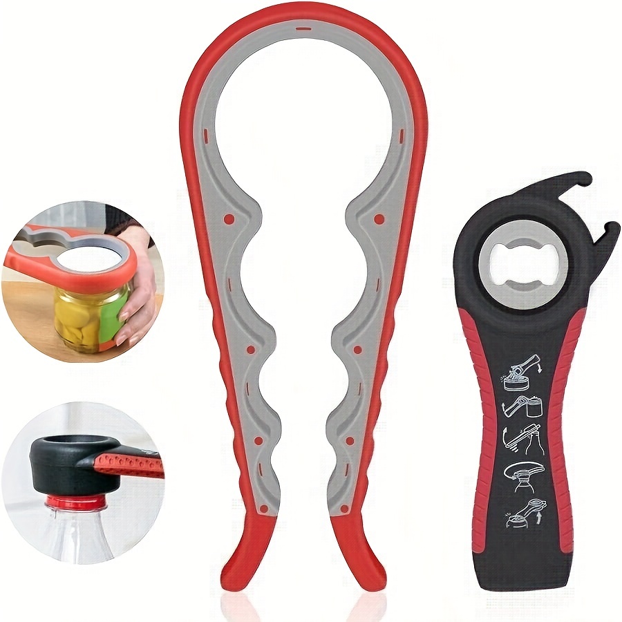 Silicone Can Opener Gripper Handheld,Zip Can Opener Manual,Jar Opener For Weak  Hands, Arthritis Sufferers, Elderly