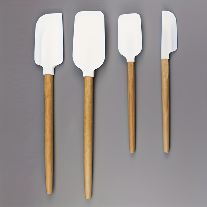 Open Kitchen by Williams Sonoma Silicone Wood Spatula, White