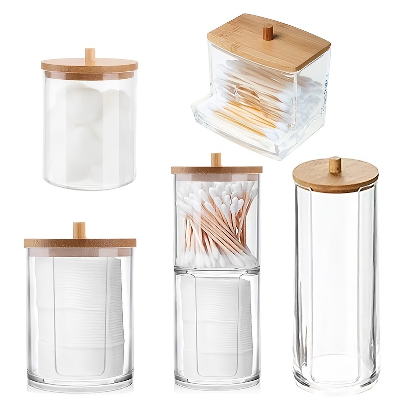 Toothpick Cotton Swab Storage Box White Dental Floss Flosser Picks  Container For Home Sorting And Storage Of Small Objects