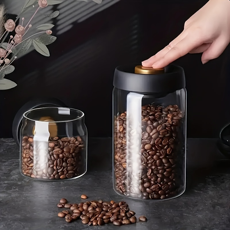Coffee Containers Glass Coffee Beans Storage Tubes Coffee - Temu
