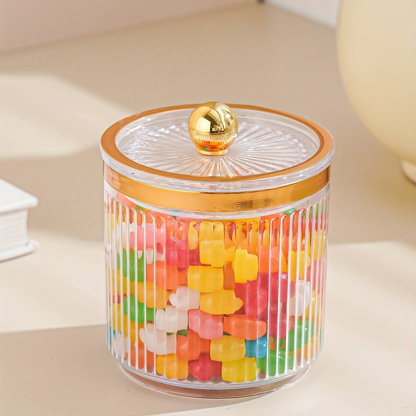  2023 Canister With Attitude Desktop Ornaments, Jar With Attitude  Cute Food Storage Jar with Airtight Lid for Kitchen, Coffee Tea Sugar  Spices and More Food Jars ( Color : Yellow 