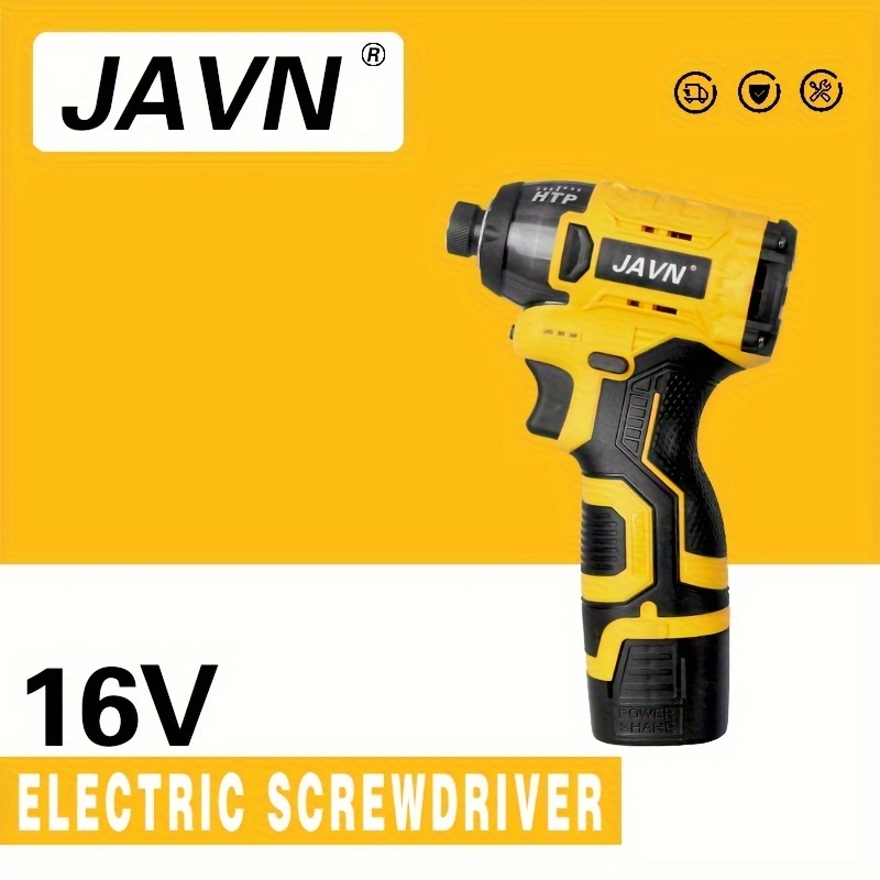 Javn 16v Electric Mini Drill Screwdriver 160n.m Impact - Temu