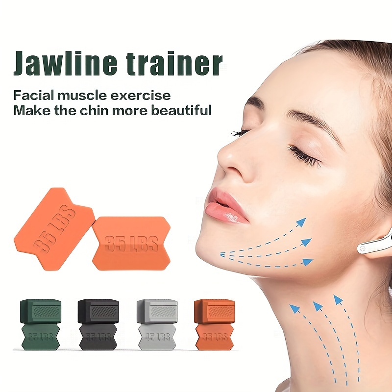 1pc Facial Jawline Exerciser For Men And Women, Silicone Jaw Trainer For  Face Shaping Jawline Exerciser For Muscle Soothing