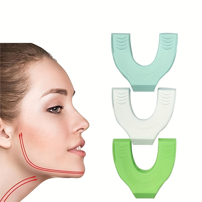 Equipo de ejercicio mandíbula ejercitador músculo entrenador para cara con  cuello , de silicona, Moda de Mujer