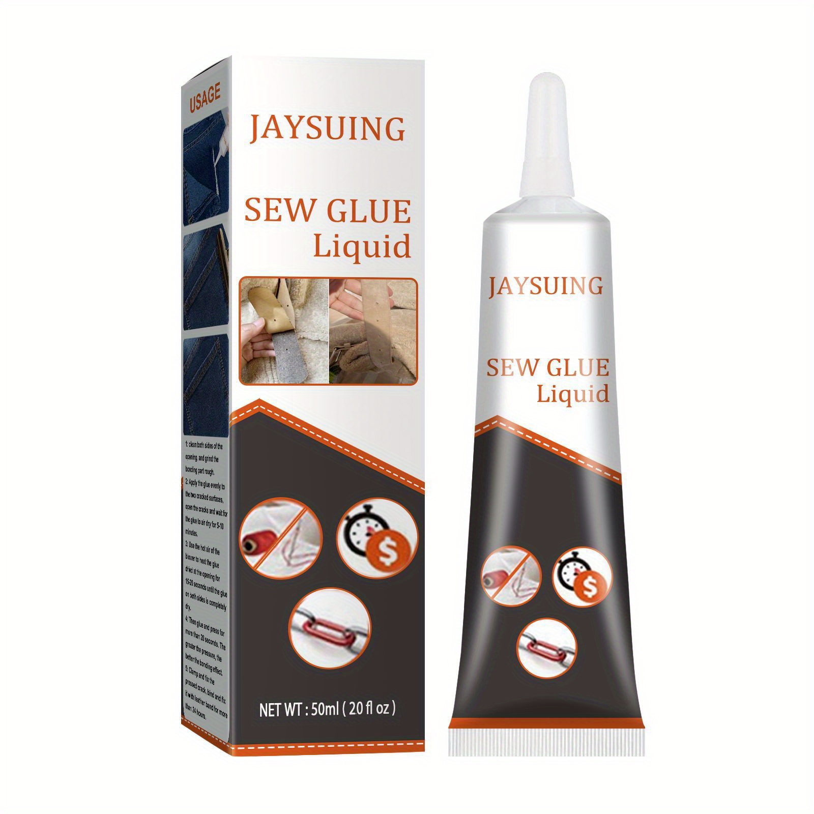  Fast Dry Fabric Glue, Fabric Fusion Permanent Fabric Sewing  Adhesive Glue, Cloth Repair Sew Glue DIY Speedy Fix For Clothing Jeans  Flannel Denim Leather Polyester Doll Repair