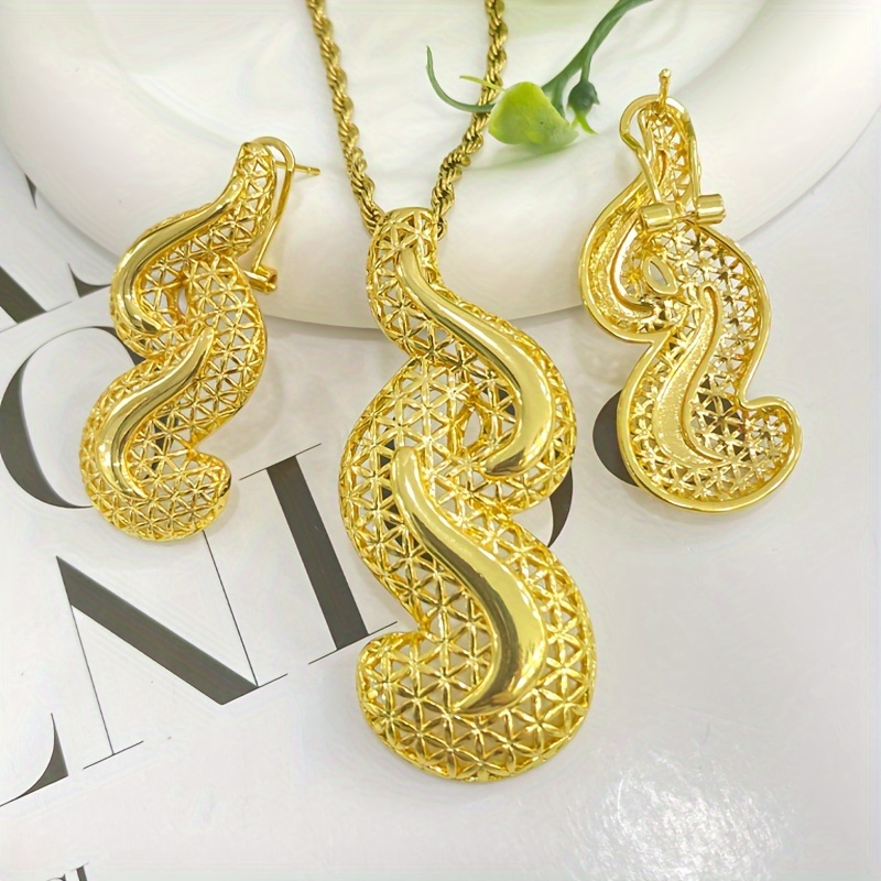 24k gold deals jewelry set