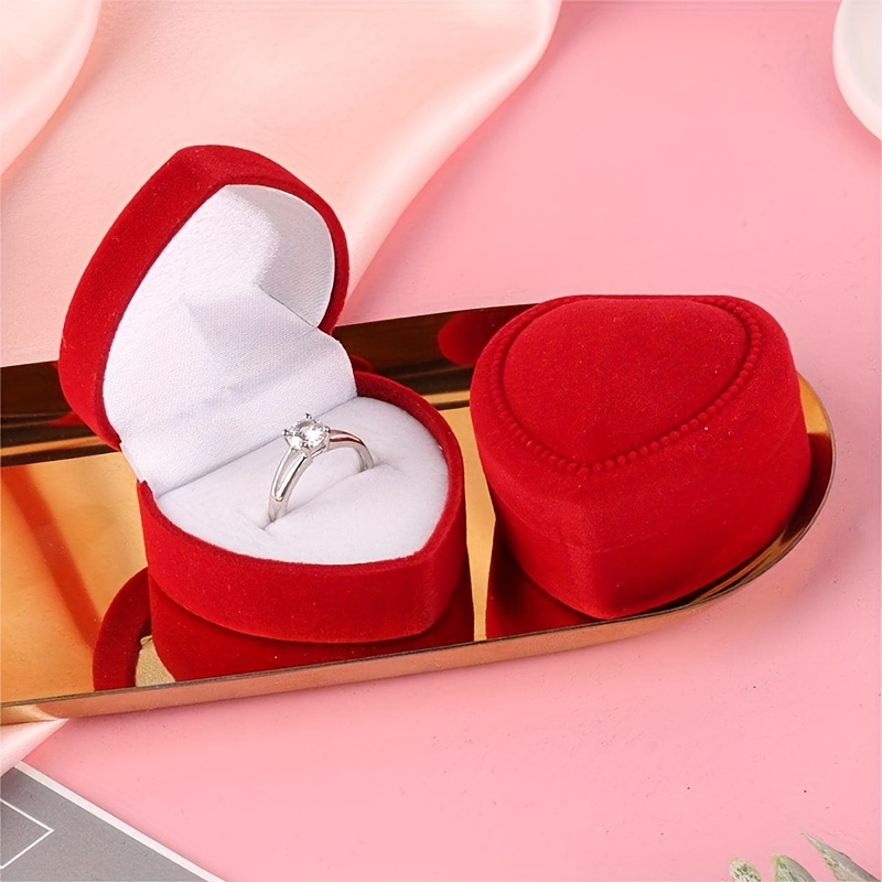 Pack Small Jewelry Ring Box Gift Box With Lid Square Elegant - Temu