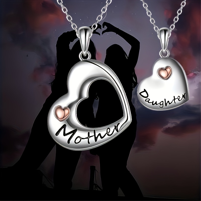 Mother daughter necklace deals prouds