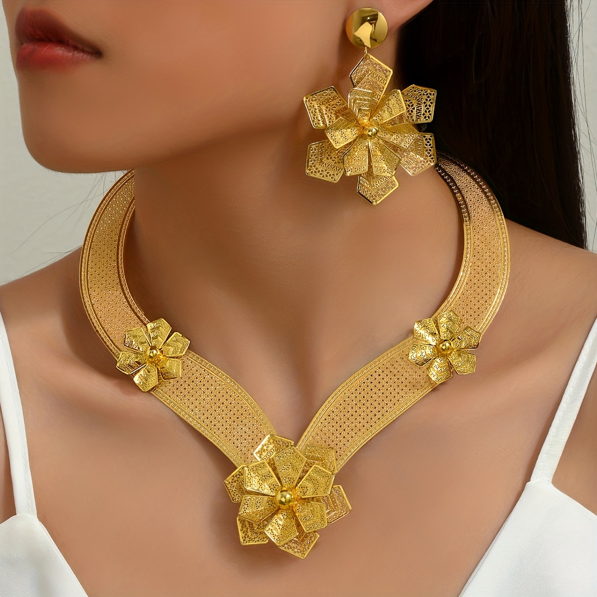 Necklace hot sale bridal gold