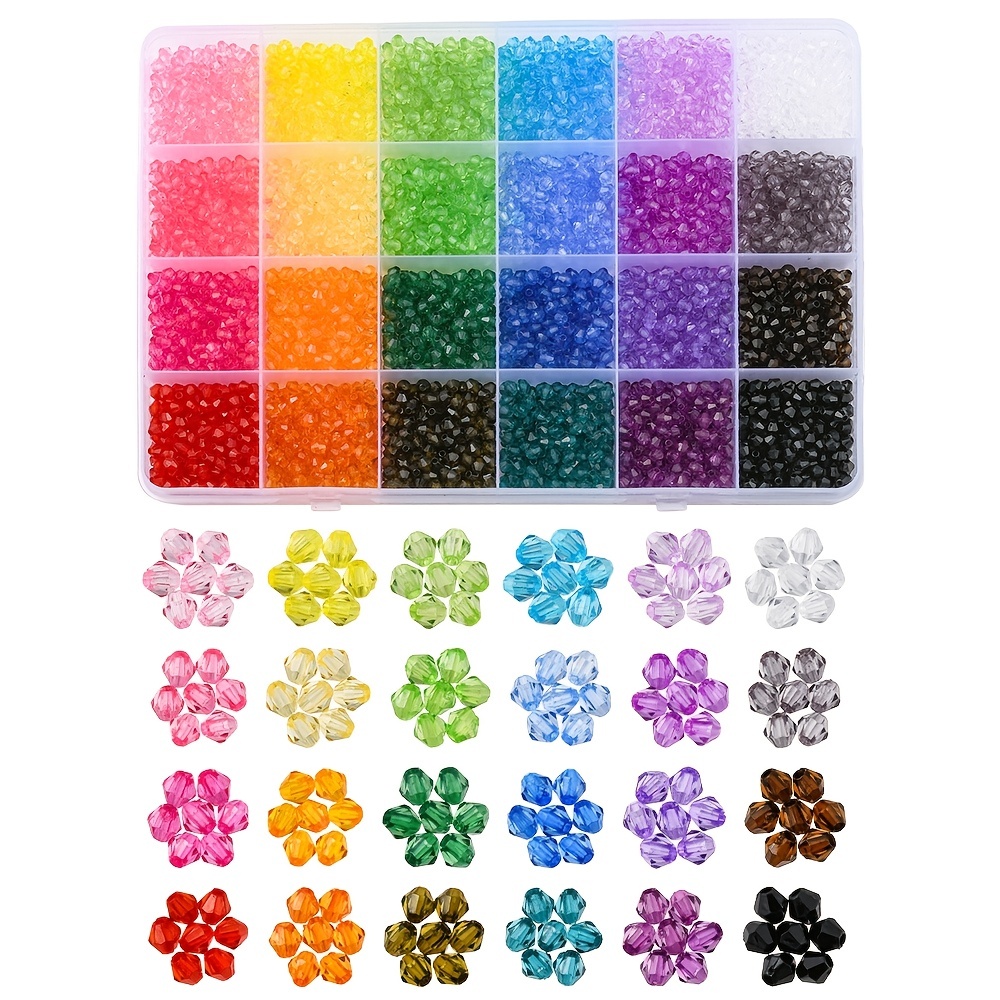 1960Pcs Bracelet Beads Kit with Storage Box 28 Colors Jewelry Making Kit  Portable for Women Adult Teen Girls DIY Lovers 6mm - AliExpress