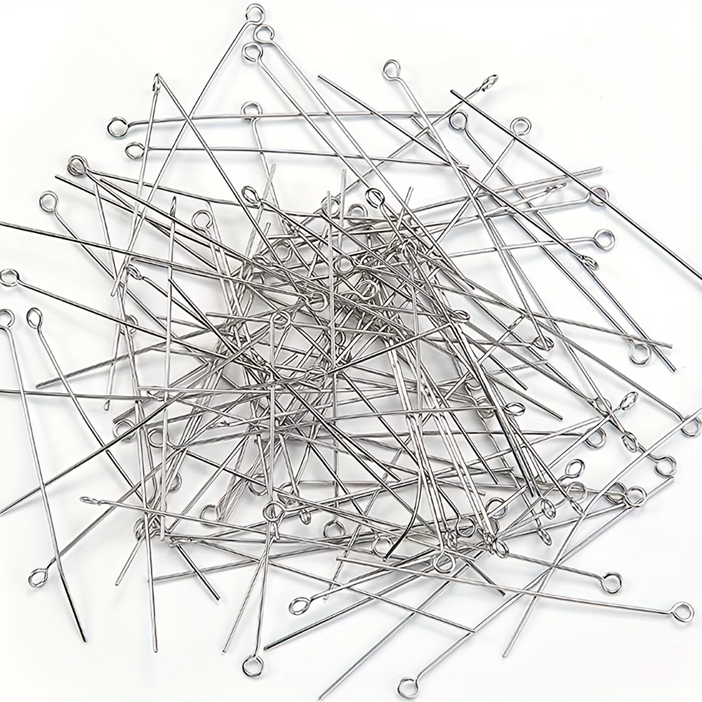 304 Stainless Steel Nine Needle 9 Shape Head Pins Eye Pins - Temu