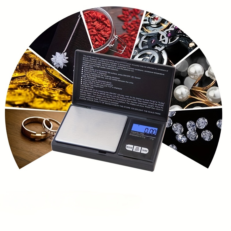 eStore Digitale Miniwaage, 0,1 - 500 Gramm