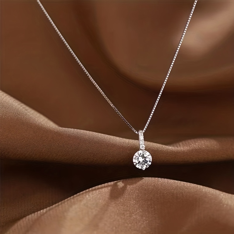  2023 New Gold Plated Zircon Necklaces Long Drop Pendant  Necklace for Women Dainty Diamond Chain Necklace Fashion Jewelry Chunky  Jewelry for Women (B, One Size) : Pet Supplies