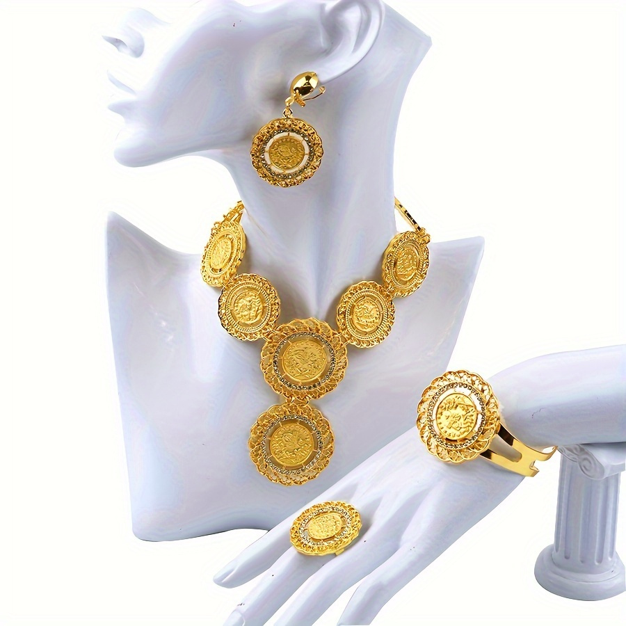 Set of gold on sale necklace