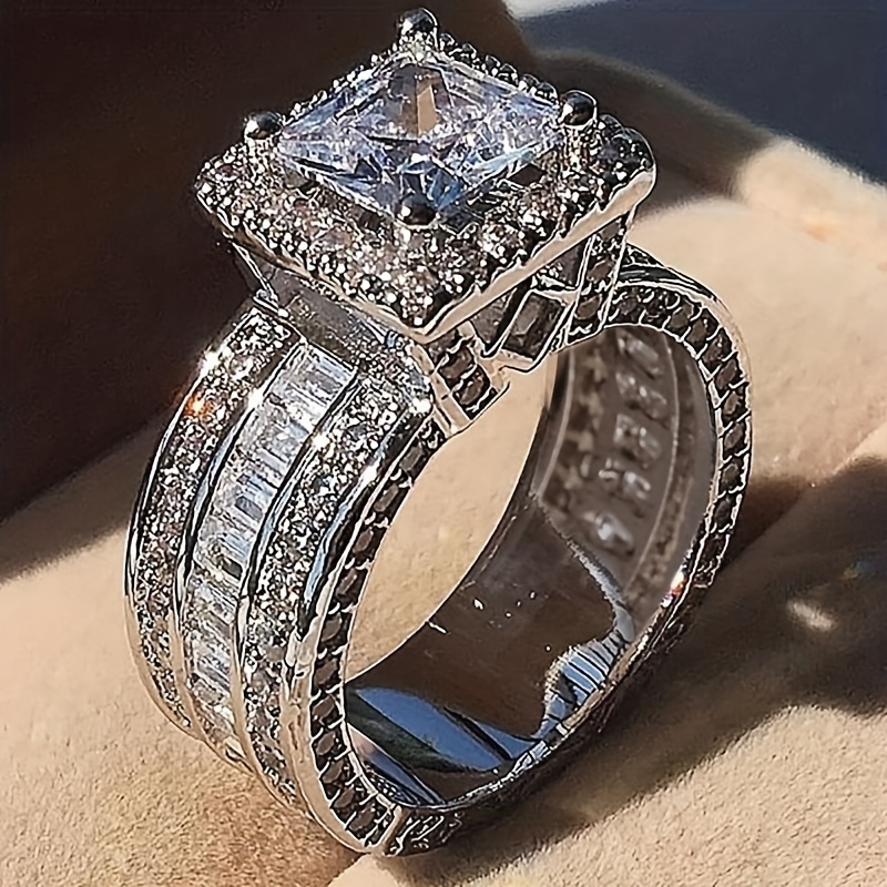 Anillo de plata 925 para hombre, anillo de diamante simple, joyería de  moda, joyería fina para hombres, esencial-018