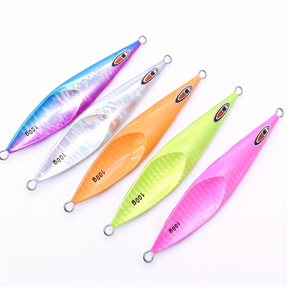 Cheap Goture 3pcs/lot 100g 150g Metal Spoon Jigging Lure Vertical