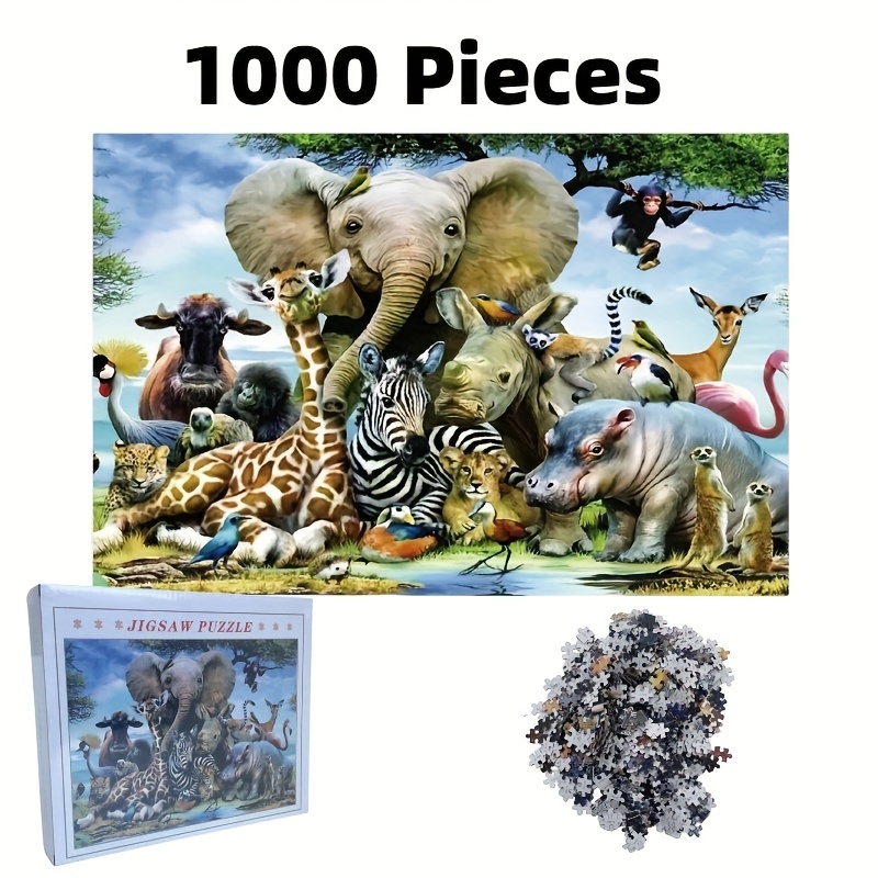 Adult 1000pcs Puzzle Go Fishing High Difficulty Decompression Girl