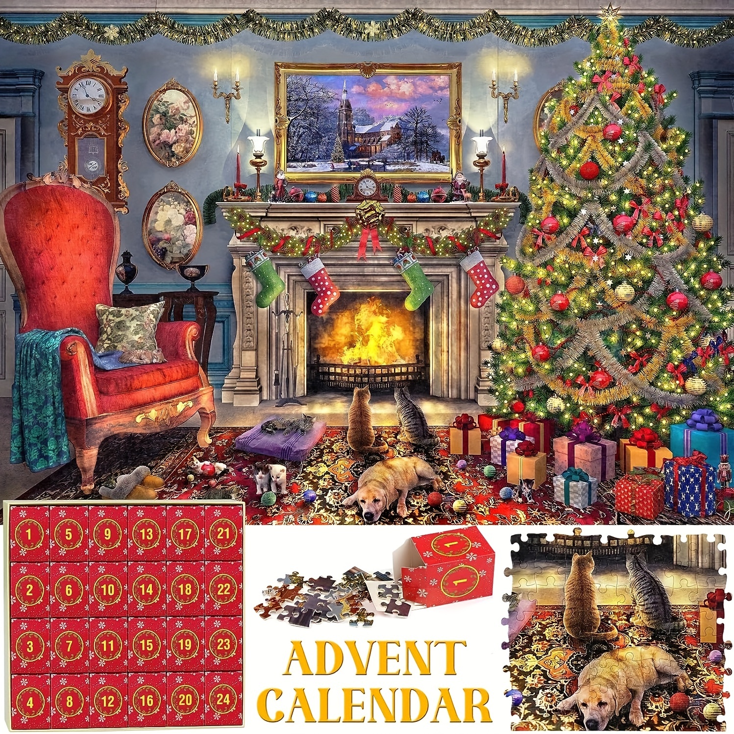 Advent Calendar Puzzle - Temu Australia