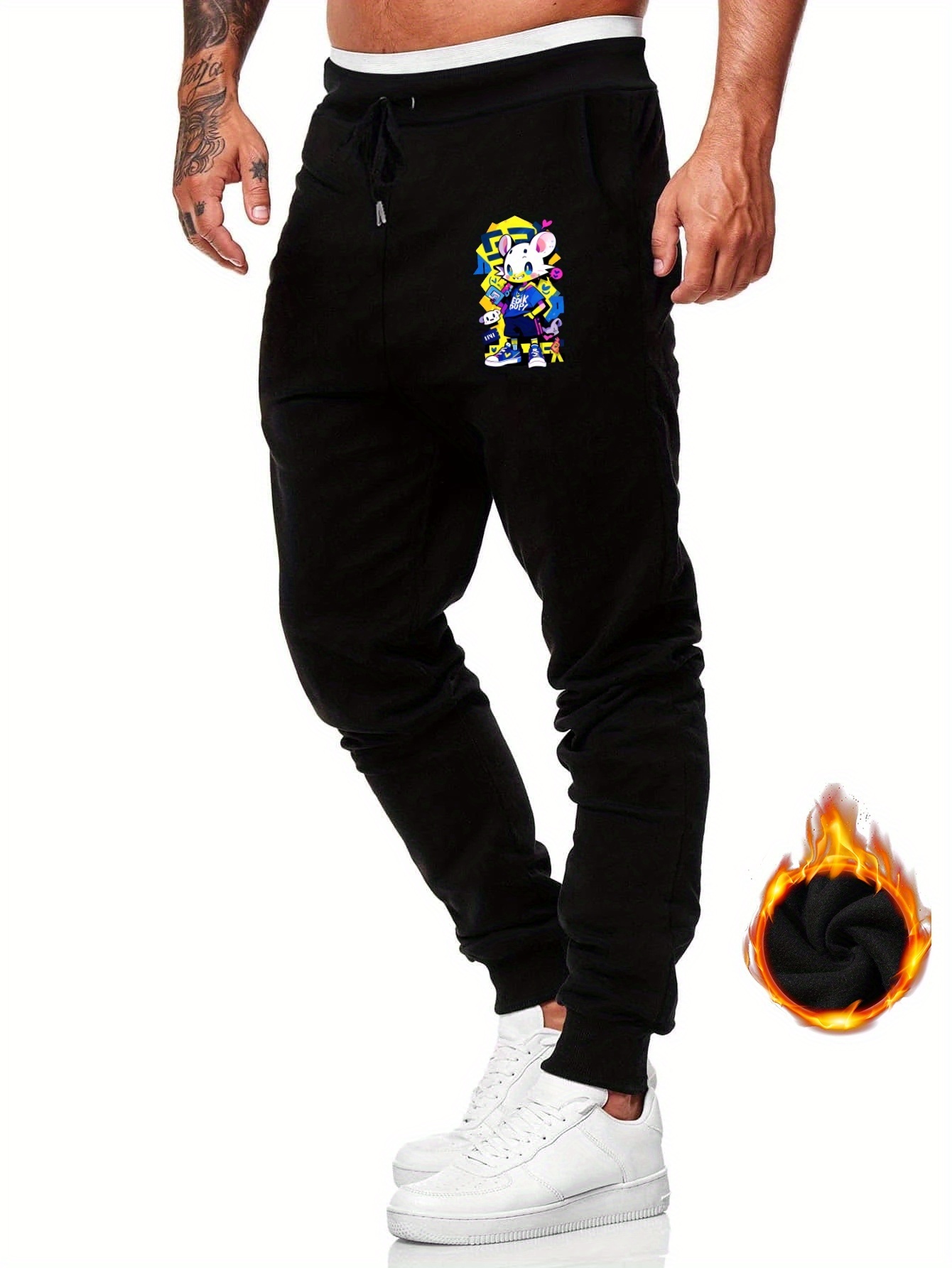 Sweatpants with Mickey Mouse Print