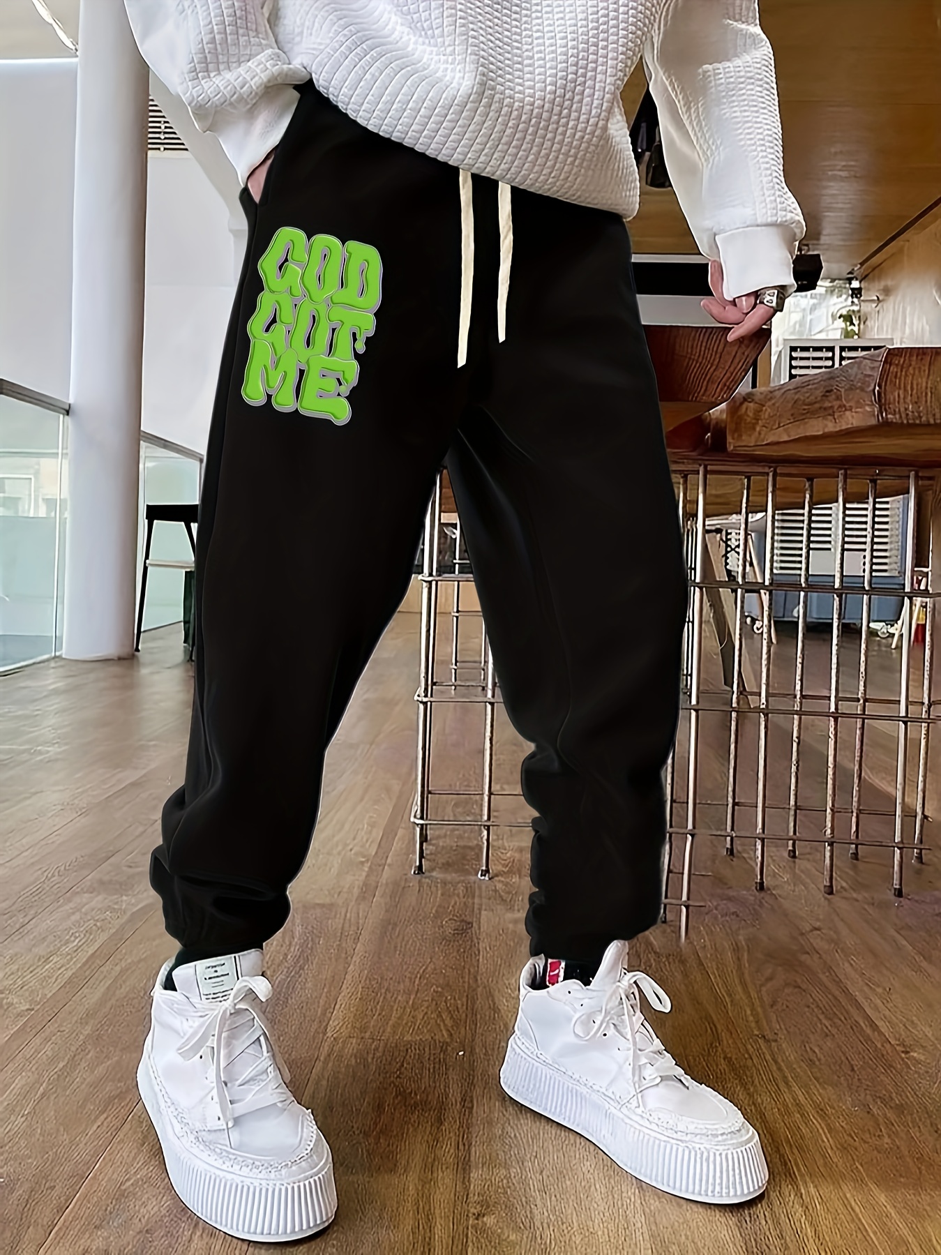 Open Hem Sweatpants Meaning - Temu