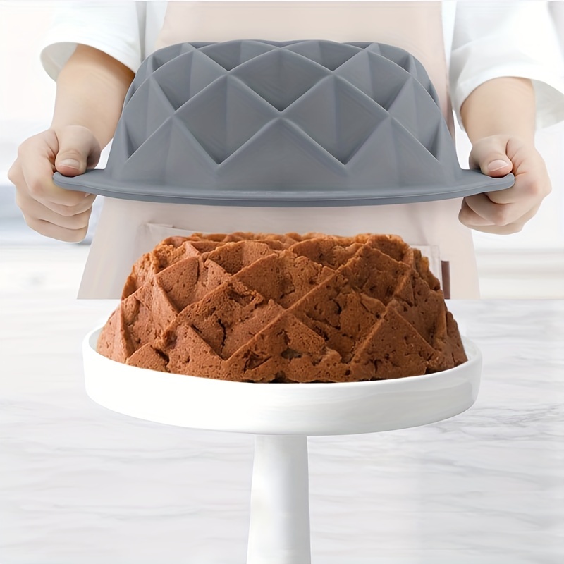 1.5QT Capacity Flanera Flan Maker - Stainless Steel Portable Round Cake  Baking Pan With Lid & Handle - Perfect For Chocolate Cake, Cupcake &  Pudding B