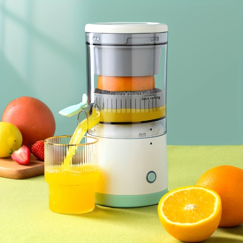 1pc/13.53oz Juicer, Portable Usb Rechargeable Mini Juicer, Household  Multi-functional Juice Cup Blender, Cordless Portable Juicer, Sports Lid,  With 6 Blades Sawtooth Steel Knife, Long Battery Life, For Home Kitchen,  Family, Travel