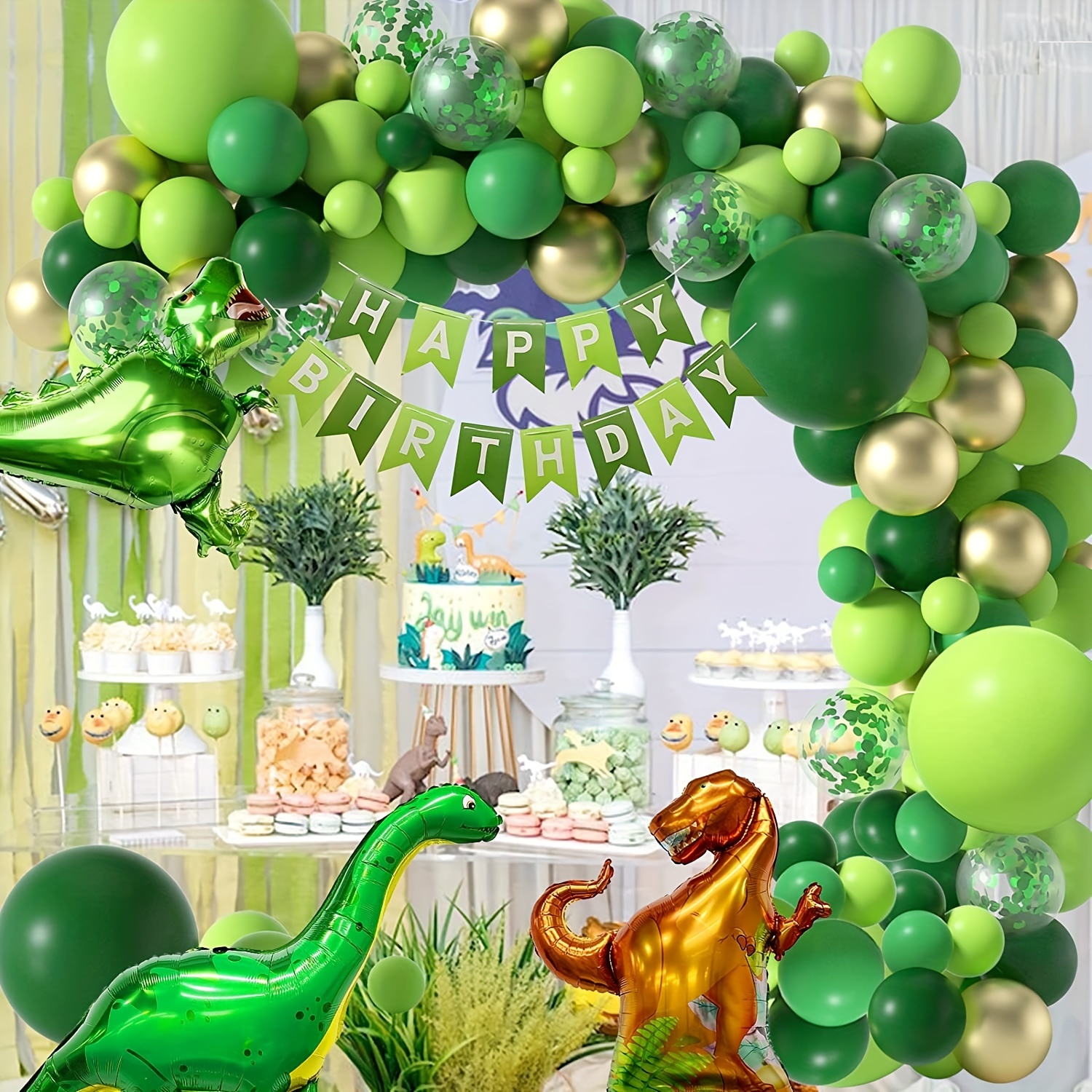 Dinosaur Balloons For Birthday Party - Temu