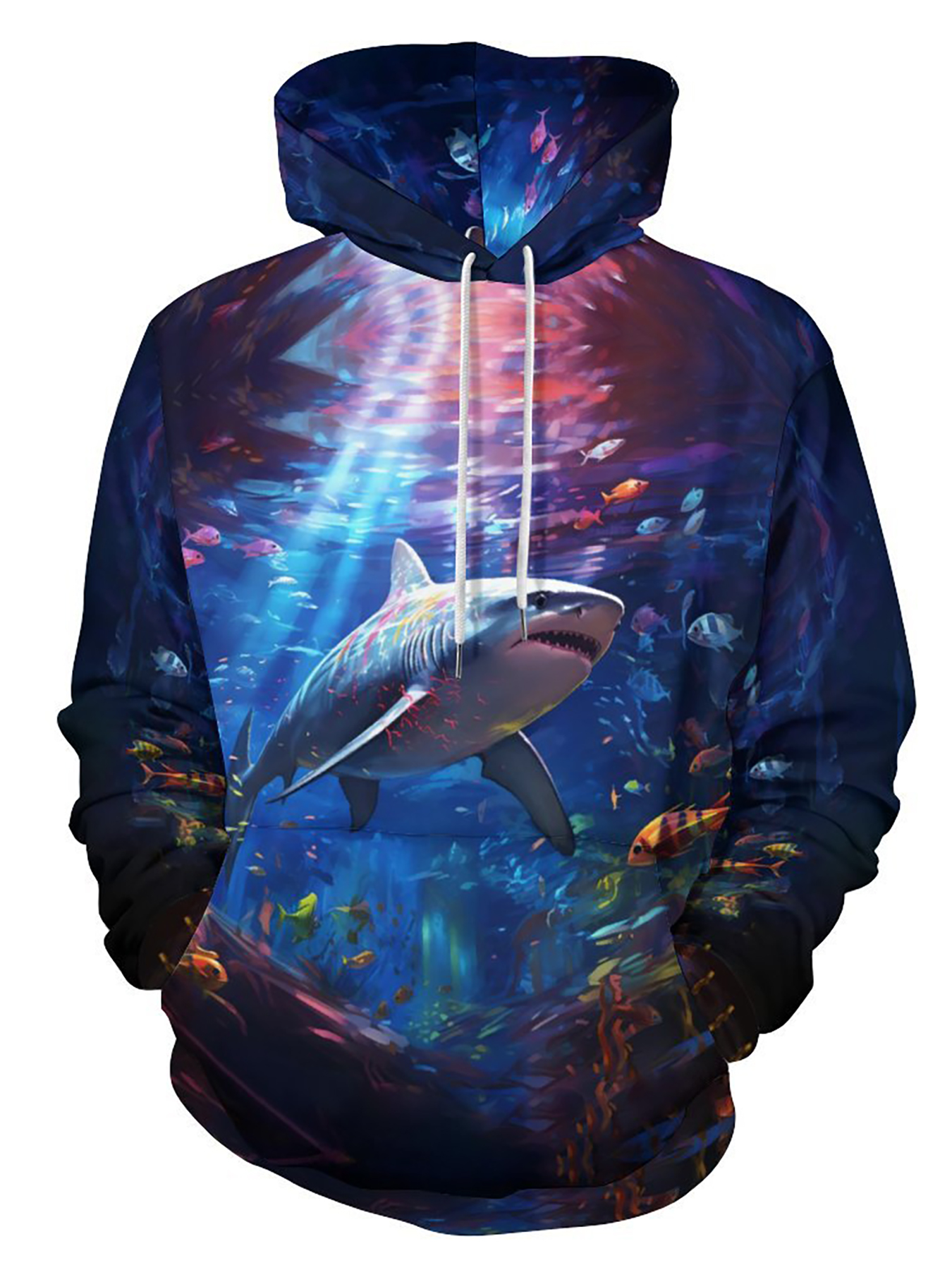 Buy Shark Hoodie / Embroidered Funny Shark / Kawaii Shark Waving