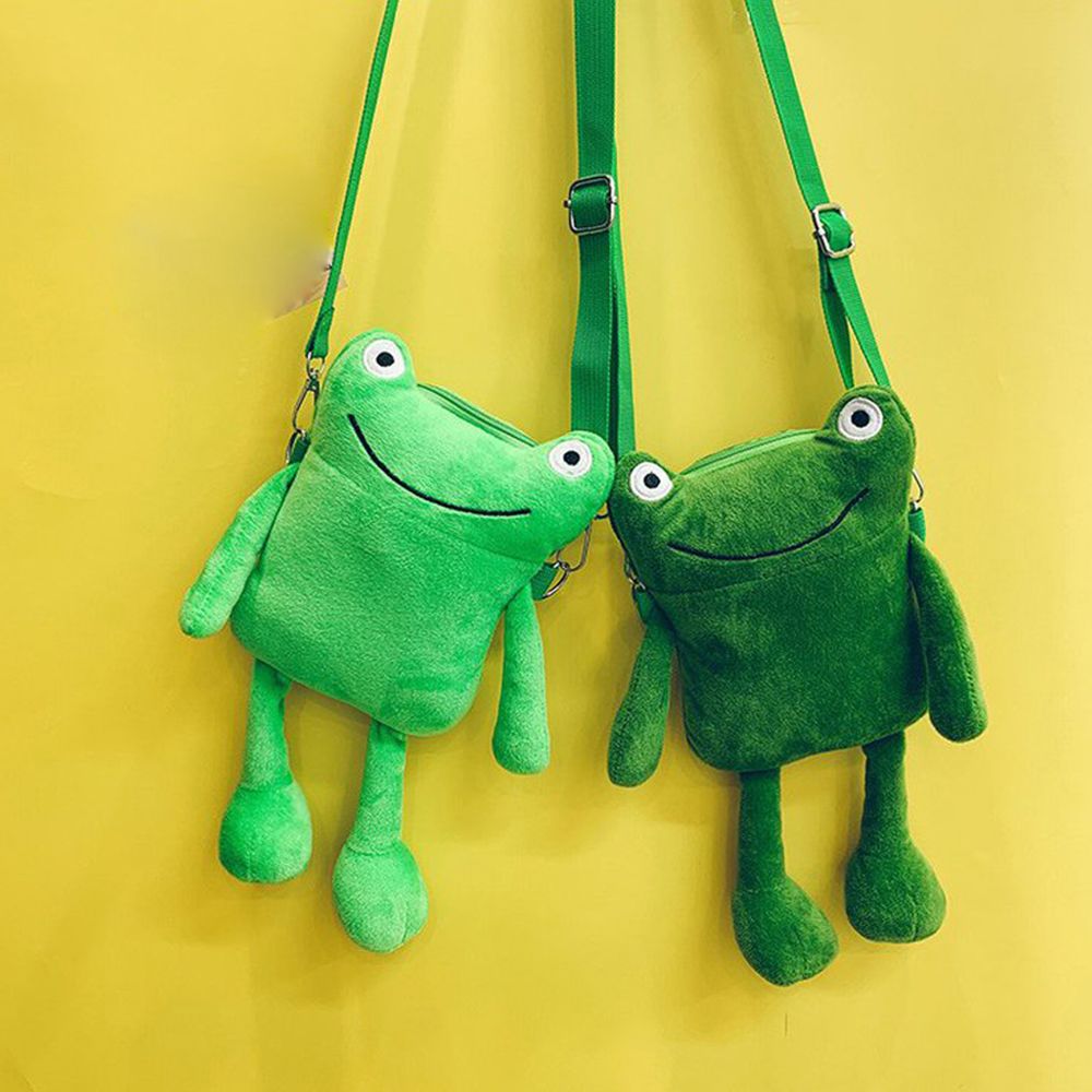 Lovely Frog Girl Shoulder Bag Lady Cute Duck Doll Plush Mobile Phone Bag  Women Cartoon Fur Coin Purse Frog Plush Backpacks - AliExpress