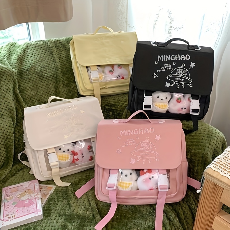  Messenger Bag for School Teen Girls, Cute Kawaii Canvas  Crossbody Bag Y2K Star Purse, Sage Green : Clothing, Shoes & Jewelry
