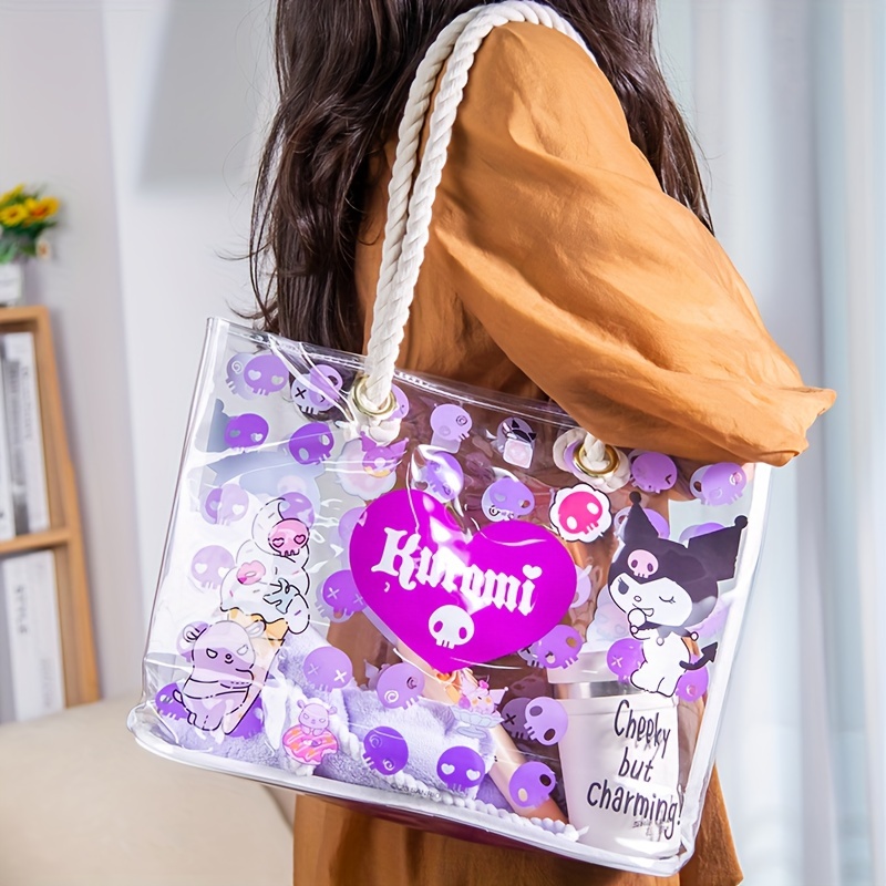 Clear Dumpling Underarm Jelly Bag, Acrylic Transparent Shoulder Bag Purse,  Fashion Versatile Baguette Bag - Temu