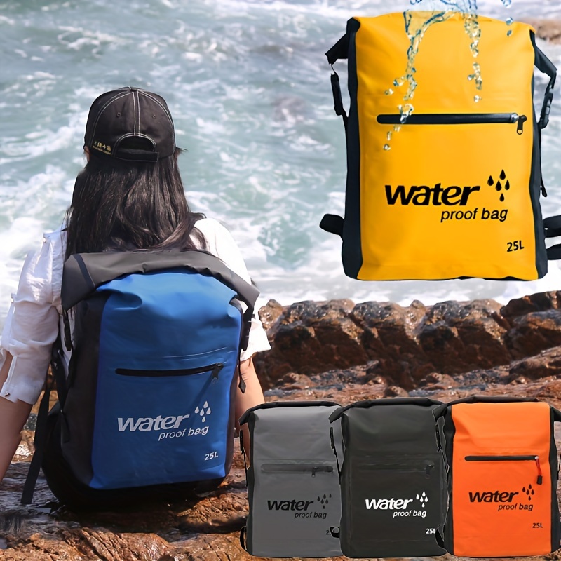  Mochila impermeable con funda para teléfono, bolsa seca  flotante, bolsa de almacenamiento en seco, mochila que mantiene el equipo  seco para hombres y mujeres, kayak, canotaje, rafting, natación,  senderismo, campamento, viajes