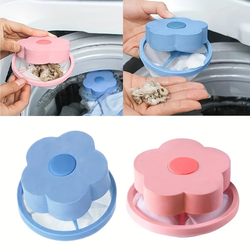 Lint Catcher For Laundry,pet Hair Remover For Laundry,washing Machine  Floating Lint Mesh Bag,reusable Net Pouch 4 Pieces