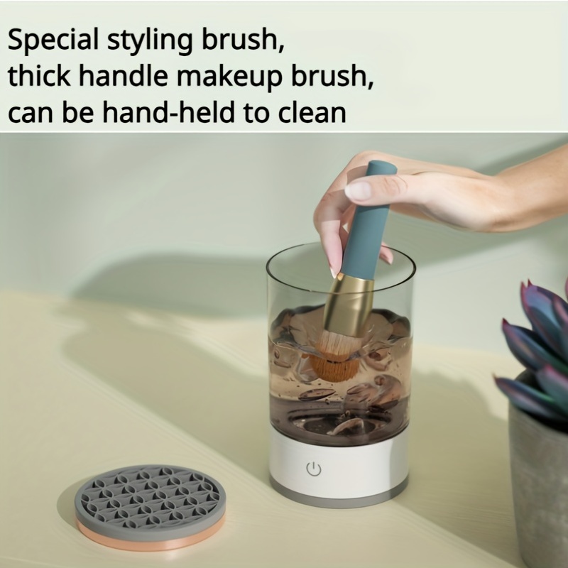 1pc Multifunctional Plastic Pressing Type Cleaning Brush With 50pcs  Cleansing Papers