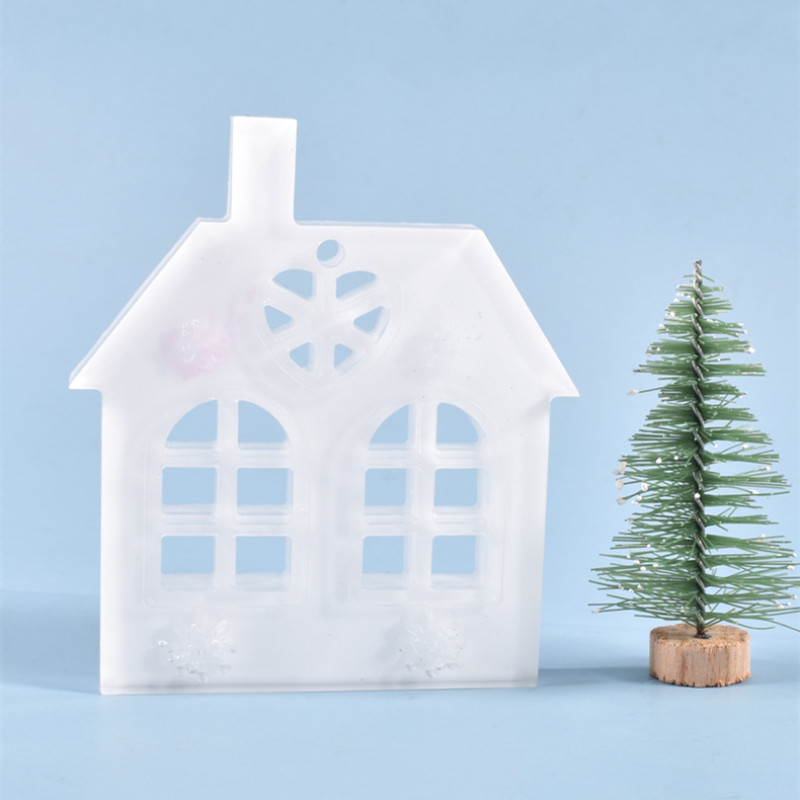 Comprar Herramientas Árbol de Navidad Copo de nieve Moldes de resina epoxi  Molde de resina de cristal Molde de silicona Adorno de Navidad