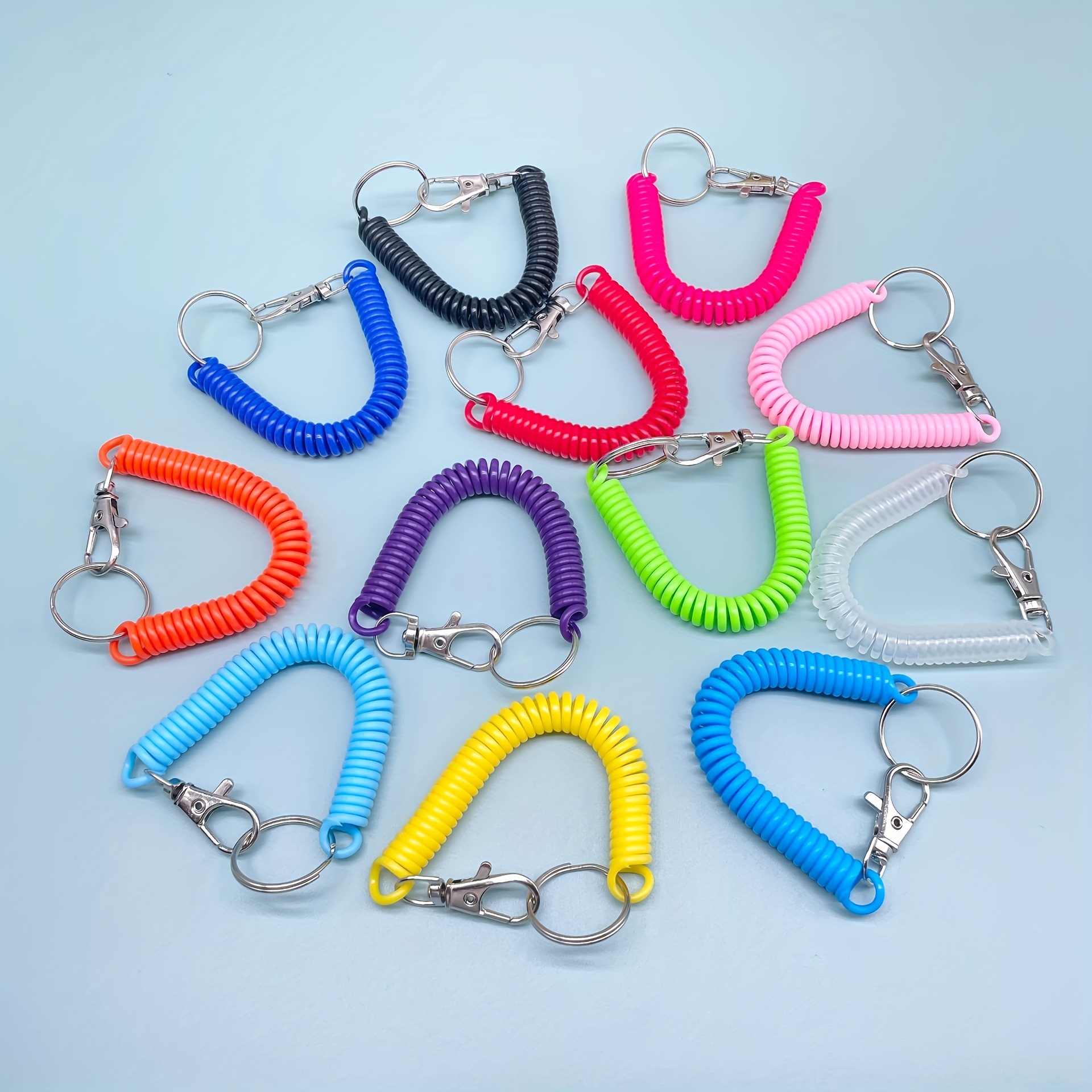 Hard Durable Plastic Lobster Claw Clasps Hooks Split Key - Temu