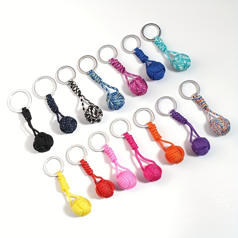 Bunny Keychain Gradient Color Cartoon Stainless Bell Rainbow Colors  Decorate Bow-knot Phone Car Couple Gift Bunny Bag Pendant Collection  Supply,Black 