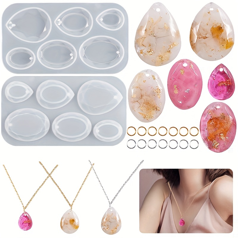 LET'S RESIN 30pcs Resin Jewelry Molds, Jewelry Molds for UV Resin, Resin  Silicone Molds kit with Bracelet Molds,Pendant Molds,Ring Molds for Epoxy