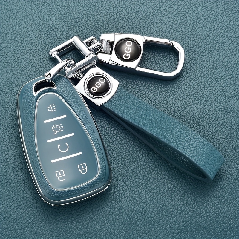 Key Fob Cover With Lanyard, Car Key Case Shell For Chevy For For Equinox  For Malibu For Camaro For Blazer For Volt Bolt Smart Remote Control - Temu  Belgium