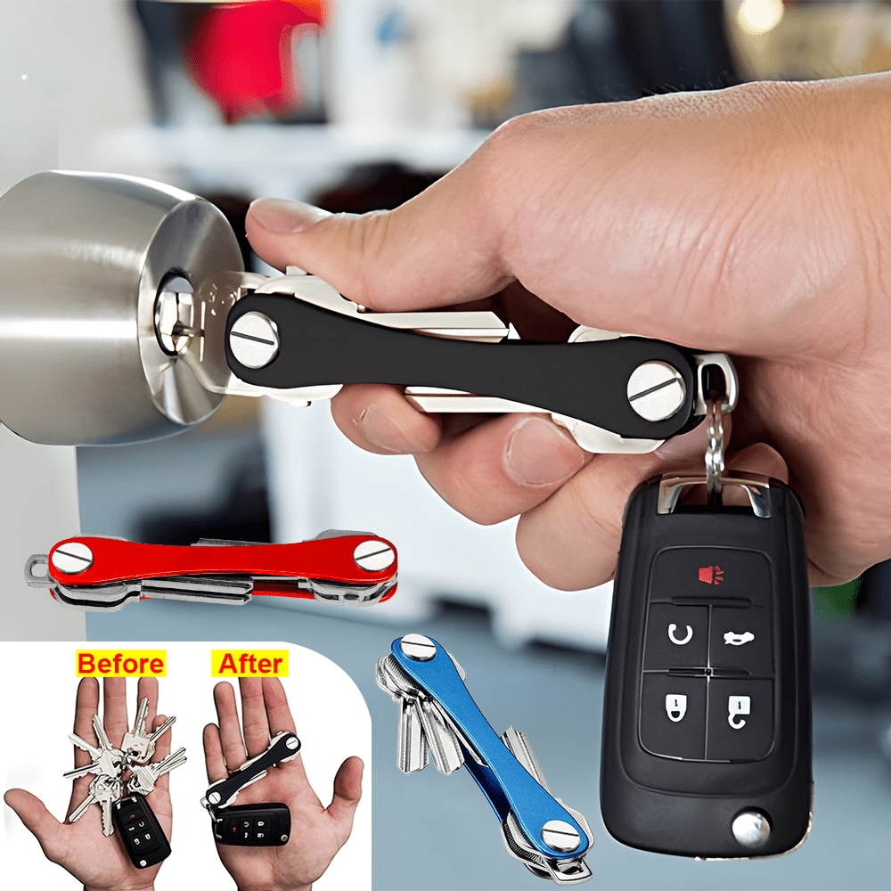 Fashion Leather Car Key Pouch Storage Case key holder for keys Wallet Ring  Collector Housekeeper EDC Pocket Key Organizer Smart - AliExpress