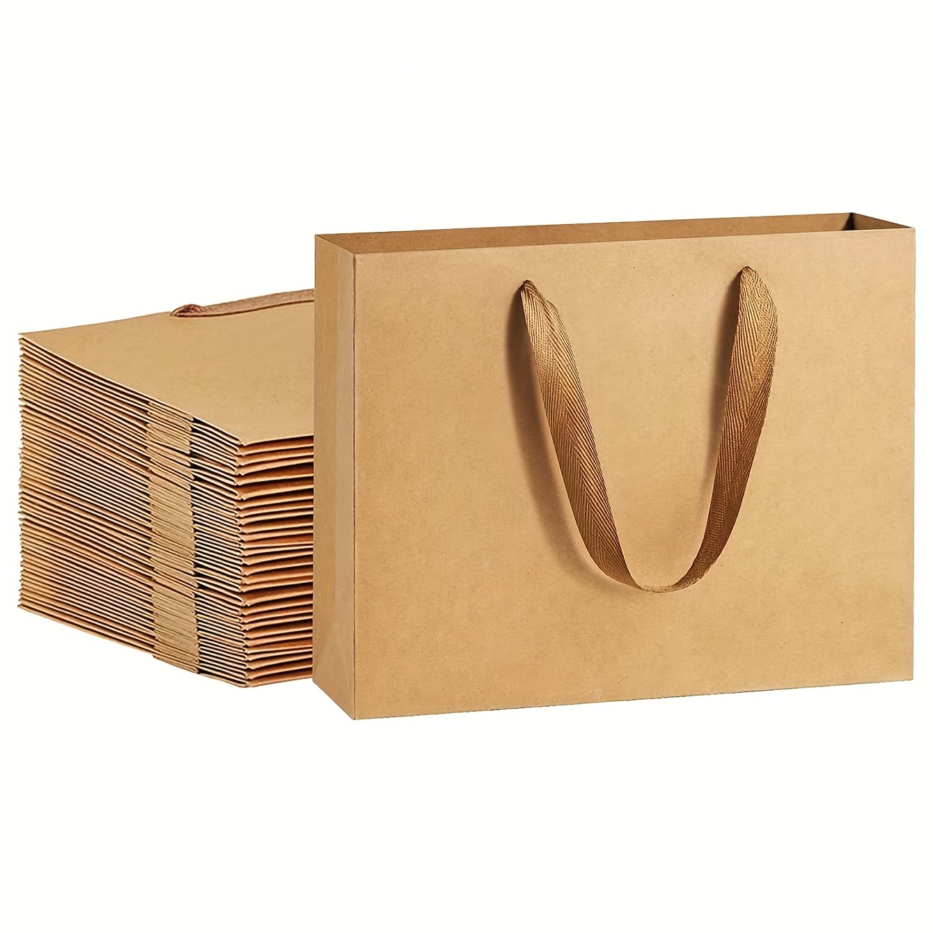 10/20/50pcs Sacchetti Carta Kraft 15x8x21cm/5.9*3.2*8.3 - Temu Italy