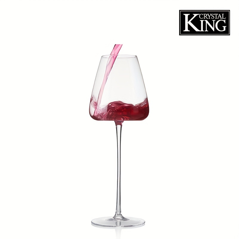 Square Wine Glasses-Crystal Wine Glasses-Large Red Wine Glass on Long  Stem-Unique Modern Shape-Lead-Free-For White & Red Wine - AliExpress