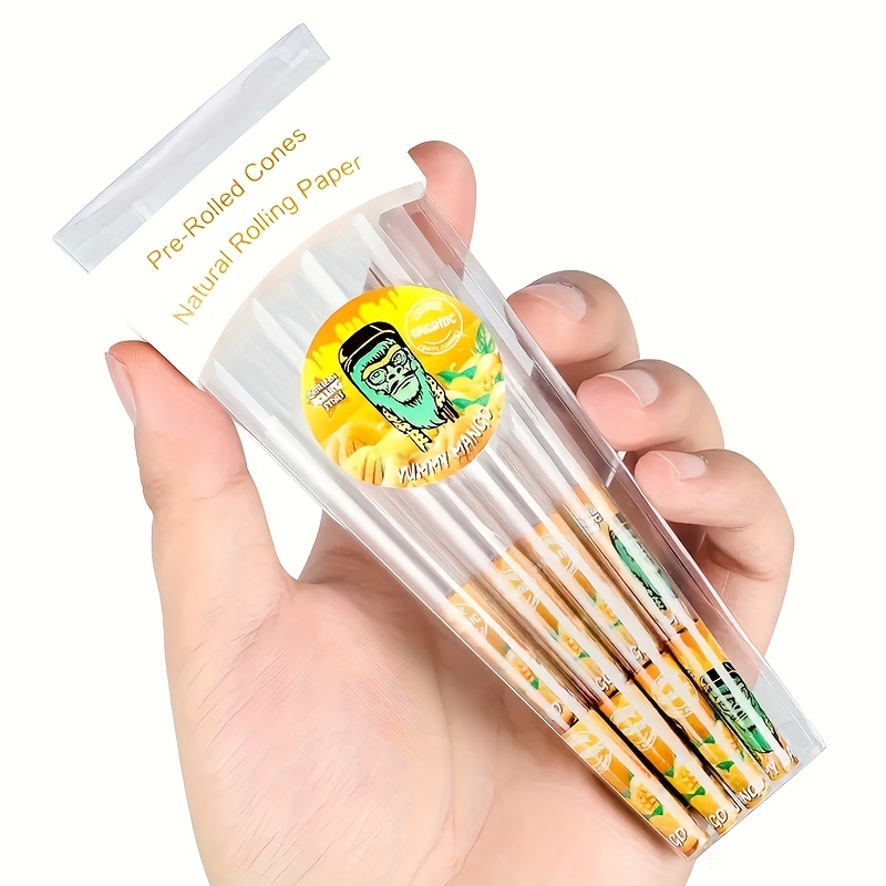 Rolling Papers, Natural Unrefined Rolling Paper Cones, King Size
