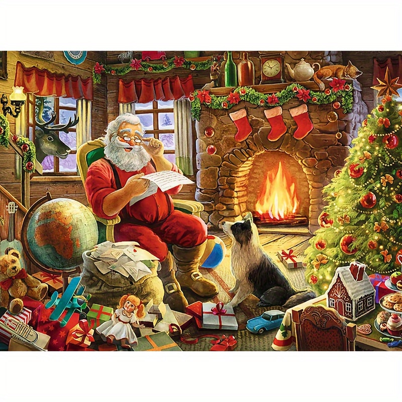 Santa Claus Easy Diy Oil Paint By Numbers For Adults - Temu